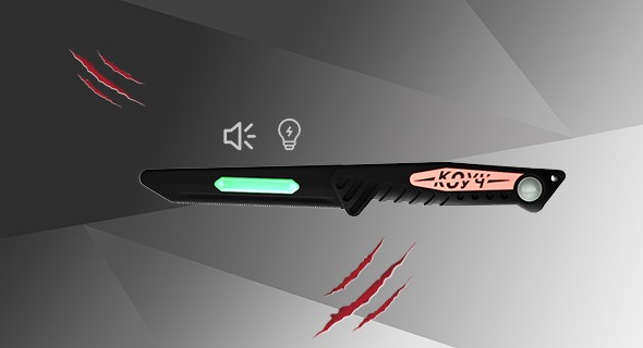 Training knife «COACH» with cut imitation