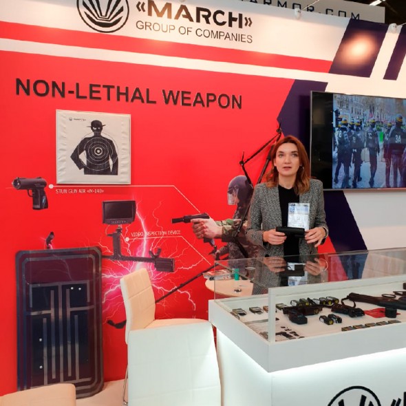 «MARCH GROUP» LTD tops the list of Russian developers and manufacturers of stun guns, and worthily represents Russia at international security forums.